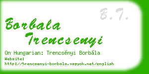 borbala trencsenyi business card